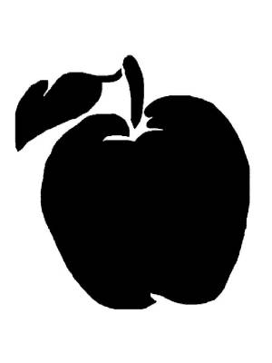 Трафареты Яблоко