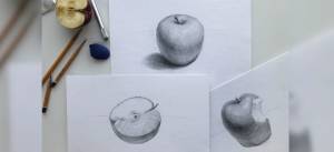 Как нарисовать яблоко карандашом поэтапно