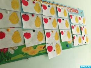 Фотоотчет о занятии по рисованию «Фрукты