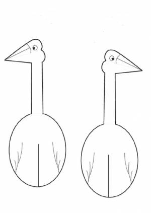 Поделка Аист