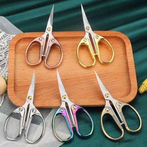 Fabric Cutter Embroidery Scissors Stainless Steel Sewing Scissors Retro Tailor Scissors Needlework
