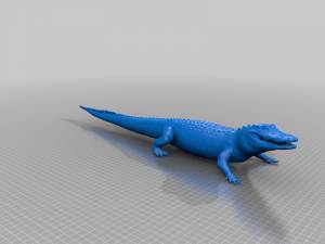 Бесплатный 3D файл Американский аллигатор от Музея естественной истории Вены ・Шаблон для 3D-печати для загрузки・Cults