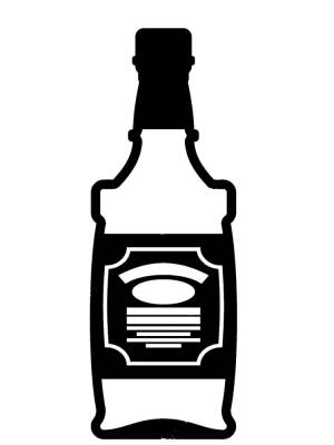 Трафареты Бутылки