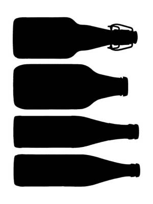 Трафареты Бутылки