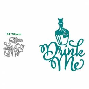 2021 металлические трафареты для винной бутылки, трафареты для «сделай сам», скрапбукинг, декоративные Ремесла, тиснение, бумажные карты, вырезание 2