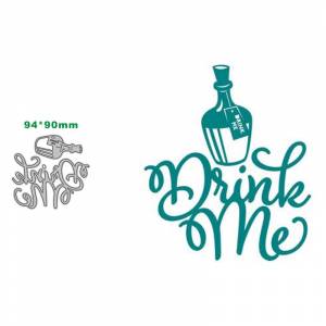 2021 металлические трафареты для винной бутылки, трафареты для «сделай сам», скрапбукинг, декоративные Ремесла, тиснение, бумажные карты, вырезание 2