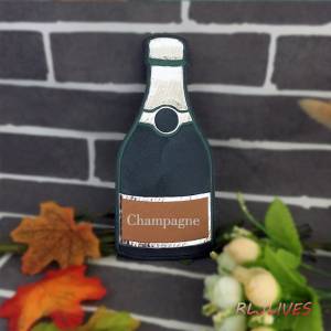 Бутылки шампанского металлические трафареты для пресс-формы для DIY Скрапбукинг штамп