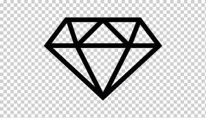 Рисунок Алмаз, алмаз, угол, карандаш, треугольник png