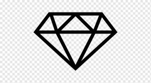 Рисунок Алмаз, алмаз, угол, карандаш, треугольник png