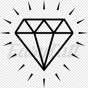 Алмаз, алмаз, драгоценный камень, угол, белый png