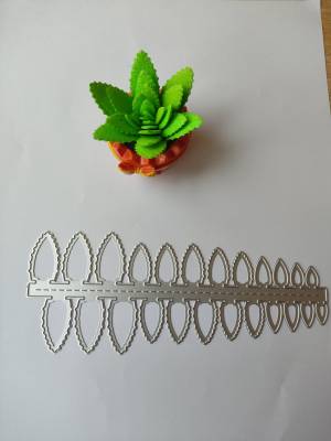 3D стерео границы для карт с алоэ, металлические трафареты для резки, трафареты для «сделай сам», скрапбукинг, декоративное тиснение, шаблон ручной работы