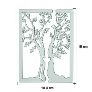 Шаблон дерева высечка набор для фотографий Обложка Скрапбукинг Бумага клипбукинг карточка края перфоратор режущий трафарет