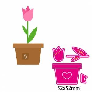 Трафарет кактус листья, металлические пресс-формы для бонсая, растения с алоэ в горшке, украшение для скрапбукинга, «сделай сам»