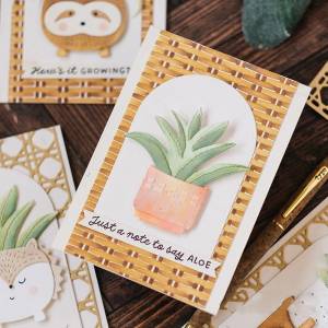 Металлические пресс-формы с алоэ счастливая богиня Сделай Сам Скрапбукинг Фотоальбом декоративное тиснение бумажная карточка ремесла