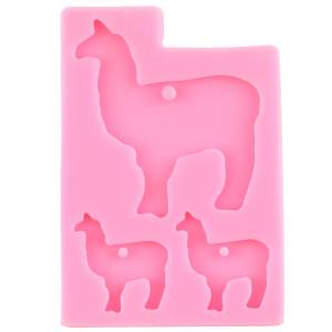 Женские сконовые формы для эпоксидной смолы, форма для помадки в виде медведя альпаки, формы для изготовления ювелирных изделий