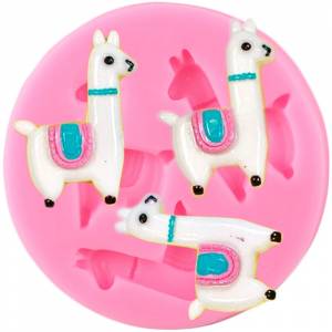 Сконовая форма в виде альпаки и кактуса, инструменты для украшения торта на день рождения ребенка, формы для выпечки, форма для помадки, формы для шоколада