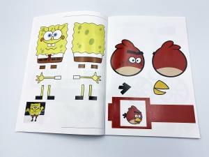 Книжка с трафаретами на термобумаге