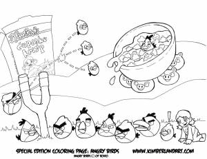 Раскраски Раскраска Игра angry birds angry birds