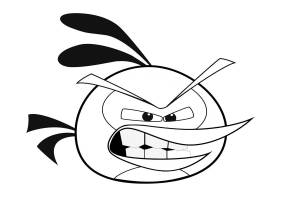 Раскраски птицы энгри бердз