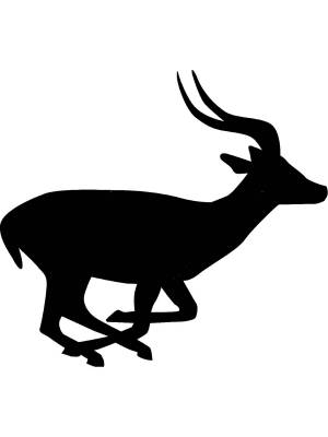 Трафареты Антилопы