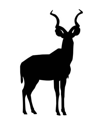 Трафареты Антилопы