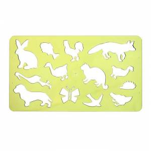 Трафарет Koh-I-Noor, Животные II, шаблон для рисования