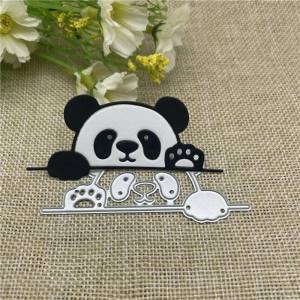 Форма животное панда рамка металлические штампы трафареты для «сделай сам» Скрапбукинг декоративное тиснение шаблон ручной работы