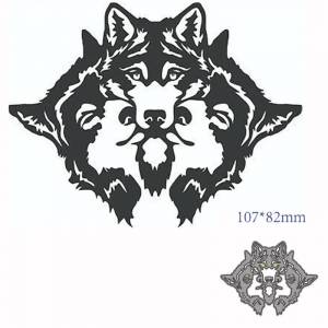 Металлические Вырубные штампы форма животное волк Украшение скрапбукинг бумага рукоделие Нож Форма лезвие перфоратор трафареты