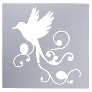 Трафарет самоклеящийся «Птичка» 30х30 см в Стерлитамаке