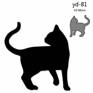 Металлические Вырубные штампы форма животное кошка украшение для скрапбукинга бумаги ремесло Нож Форма лезвие перфоратор трафареты