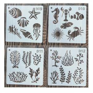 Трафареты для самостоятельного изготовления графической раскраска для скрапбукинга, 1 шт