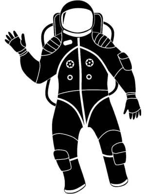 Трафареты Астронавта