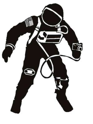 Трафареты Астронавта