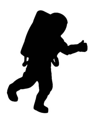 Трафареты Астронавта