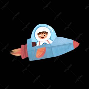 Астронавт сидит на ракете PNG , космонавт, небесный человек, ракета PNG рисунок для й загрузки