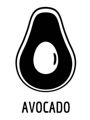 Трафареты Авокадо