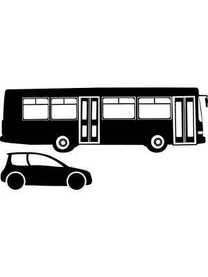 Трафареты Автобуса