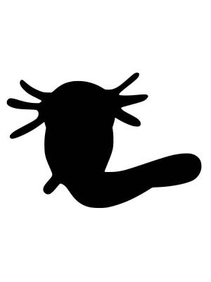 Трафареты Аксолотль