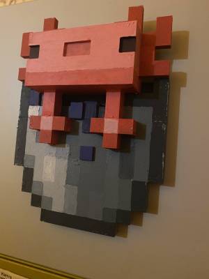 Файл STL Minecraft Ведро аксолотля ・Шаблон для 3D-печати для загрузки・Cults
