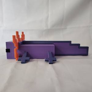 Бесплатный STL файл MINECRAFT AXOLOTL ・Шаблон для 3D-печати для загрузки・Cults