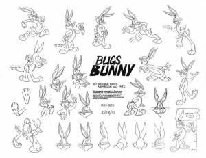 Image result for bugs bunny character sheet