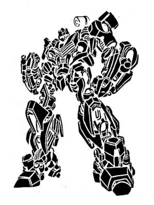 Трафареты Бамблби