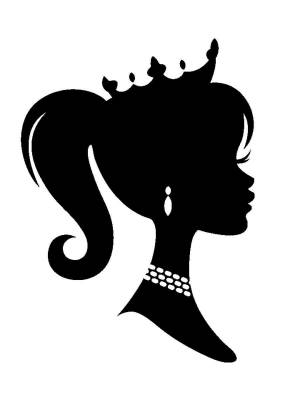 Трафареты Барби