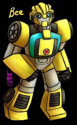 Бамблби детский рисунок