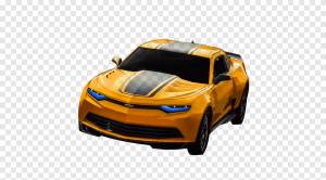 Спортивный автомобиль Bumblebee Chevrolet Camaro, спортивный автомобиль, автомобиль, компьютерные обои png