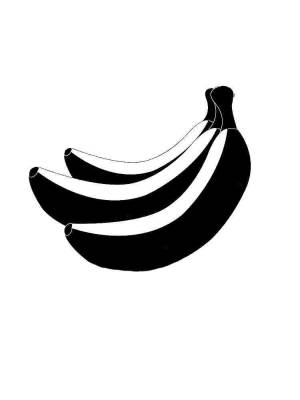 Трафареты Банана