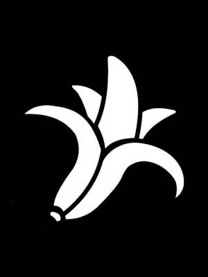 Трафареты Банана