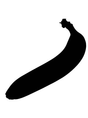 Трафареты Банана