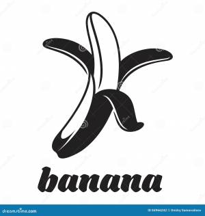 шаблоны логотипа банана иллюстрация штока