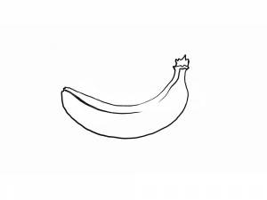 Раскраска банан